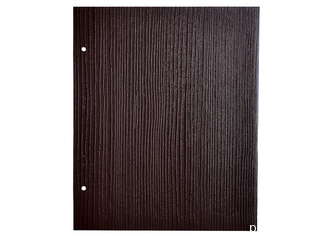 Kayu Gelap Disikat PVC Kayu Butir Foil Ketebalan 100 Mikron