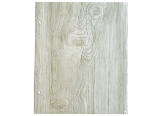 Matte Finish Membentang PVC Wood Grain Foil Ketebalan 120 Mikron