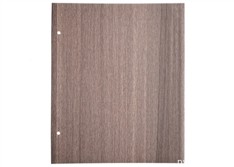 Foil Membran PVC Tekstur Kayu Coklat Untuk Wajah Pintu Non - Perekat