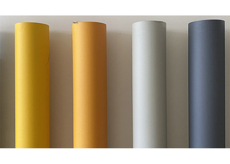 Kuning Warna Solid PVC Foil 0,05mm-0,50mm Untuk Meliputi Furnitur