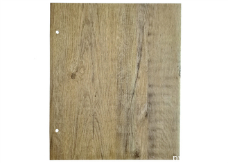 Foil Butir Kayu PVC Tahan Gores Untuk Permukaan Dekoratif Interior