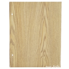 60mm Lebar Pola Kayu Gulungan Film Dekoratif PVC Untuk Laminasi MDF