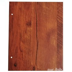 0.07mm tebal kayu pola PVC film dekoratif permukaan datar roll Packing