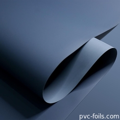 Film Dekoratif PVC Biru Hitam Ketebalan 0,20mm Waterproof Free Fingerprint