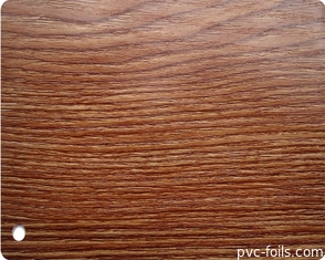Golden Oak PVC Lamination Film Untuk Dekorasi Permukaan Panel Jendela Plastik
