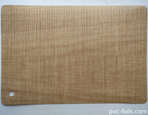 Kayu Grain Finish PVC Foil Roll Untuk Dekorasi Pintu Furnitur