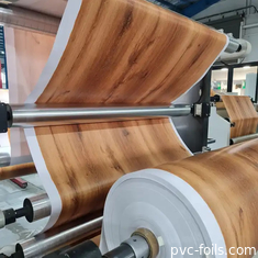 Wood Pattern PVC Furniture Foil Roll Untuk Dekorasi Furniture Indoor