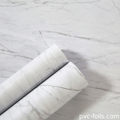 Film Laminasi PVC Marmer Gloss Tinggi Untuk Tutup Jendela Plastik