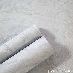 2D Laminasi PVC Furniture Film Roll Desain Marmer Disesuaikan