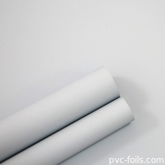 Satin Putih PVC Film Dekoratif Super Mat Untuk Pintu Lemari Dapur