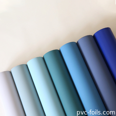 Mono Color PVC Dekoratif Foil Roll Untuk Lemari Pintu Membran Mempers