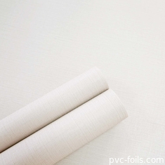 Kain Embossed PVC Membrane Foil Roll Untuk Pintu MDF, Membrane Pressing