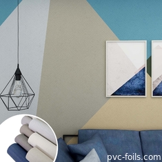 Super Mat Anti-Fingerprint PVC Foli Dekoratif Untuk Permukaan Interior
