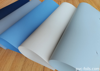 Biru Super Matte Solid Color Self-Adective PVC Film Untuk Dekorasi Rumah DIY