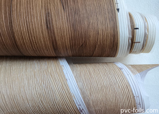 Film PVC Pintu Interior Kayu Biji Untuk Furnitur Dan Dekorasi Lemari