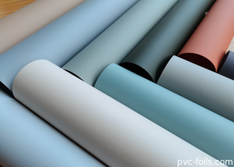 Film Dekoratif PVC Super Matte Warna Pantone Untuk Pintu Interior