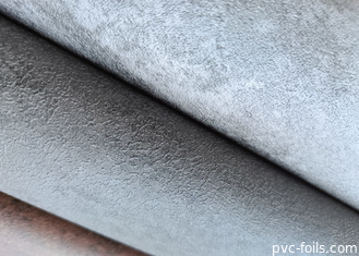 Film Dekoratif PVC Tekstur Semen Abu-abu Untuk Panel Dinding Interior