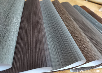 Film Dekoratif PVC Efek Kayu Gaya Industri Untuk Penutup Dinding