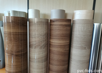Roll Film Meubel PVC Gloss Tinggi Untuk Permukaan Lemari Modern