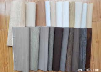 Matte Surface PVC Interior Film Dengan Kayu Lihat Untuk Dekorasi Furnitur