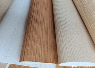 Golden Oak Wood Grain PVC Lamination Film untuk Profil Jendela dan Pintu
