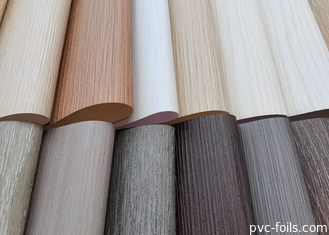 Film Dekoratif PVC Tekstur Kayu Super Matte Untuk Panel WPC Dan Bungkus Profil