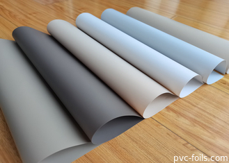 Film dekoratif PVC tahan kekuning-kuningan untuk pembungkus profil jendela