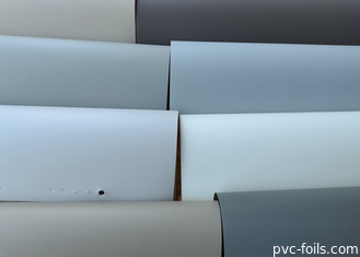 Film dekoratif PVC tahan kekuning-kuningan untuk WPC Profile Wrapping Film Ketebalan 0,14mm