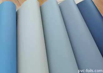 Soft Touch Matte PVC Film Dekoratif Untuk Membrane Pintu Dan Vacuum Press