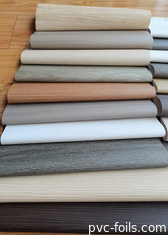 3D Digital Printing Wood Grain PVC Film Dekoratif Untuk Interior Furnitur Dekorasi Permukaan