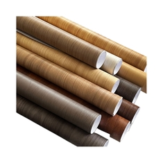 Self Adhesive Wood Grain Furniture Stickers PVC Film Dekoratif Untuk Countertops