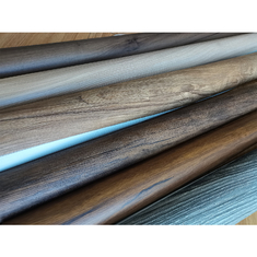3D Wood Grain PVC Membrane Foil Untuk Furniture Dan Door Surface Finishes