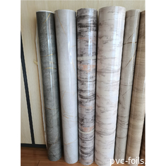 Foil Membran PVC Efek Marmer Gloss Tinggi Untuk Dekorasi Interior
