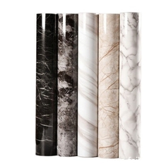 Self-Adective High Gloss Marble PVC Film Mudah Peel And Stick Solusi Untuk Dekorasi Rumah