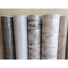 Efek Marmer PVC Dekorasi Film Untuk Furnitur, Lemari Dan Panel Dinding Desain Disesuaikan
