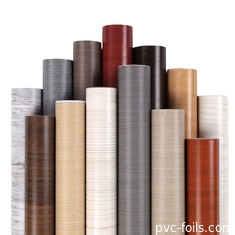 Realistis Kayu Estetika 3D Embossing Dan Percetakan Digital Film Plastik Untuk Laminasi 30m-50m Panjang