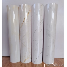 Rumah Dekoratif Waterproof PVC Marble Foil Self-Adective Sticker Wallpaper Contact Paper Untuk Dapur Countertop