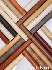 Film Dekoratif PVC Berbahan Kayu Berinspirasi Italia Untuk Pintu Furnitur - Finish Minyak Campuran