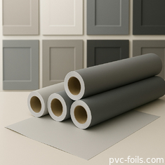 Soft Touch Super Matte Solid Color PVC Lamination Film untuk Furnitur dan Pintu