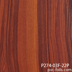 Film Dekoratif PVC Tekstur Kayu Super Matte Untuk Tekan Membran Vakum