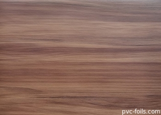 Film Laminasi Gloss Tinggi Pvc Untuk Penutup Furnitur Efek Kayu Timbul