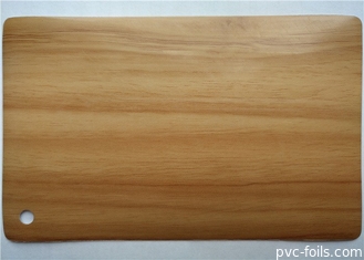 Wood Grain PVC Furniture Film Dekoratif Untuk Laminasi Panel Pintu