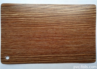 Matte Pvc Foil Dilaminasi Pada Pola Kayu Dekoratif Mdf 0.6mm