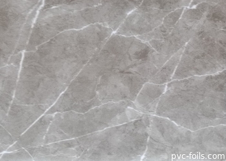 Foil Dekoratif PVC 0,10mm Untuk Meliputi Desain Marmer Furnitur