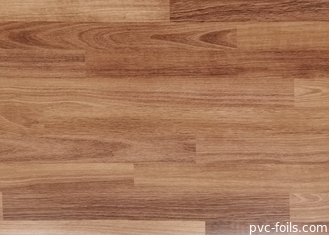 Serat Kayu Dekoratif 3D PVC Furniture Foil 500m / Roll