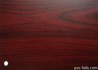 ROHS PVC Furniture Foil Untuk Profil Pembungkus Laminasi Datar Tekan Membran Vakum