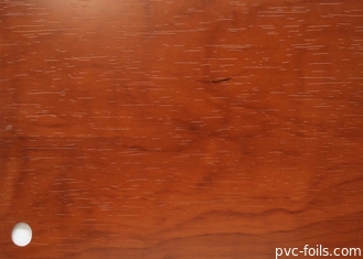 Apple Wood Color PVC Membran Foil Untuk Lebar Permukaan Pintu 1400mm