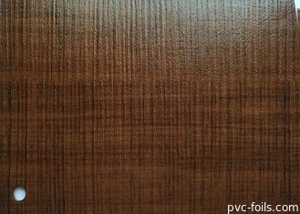 800mm Lebar Kain Foil Dekoratif PVC Tekstur Warna Kayu