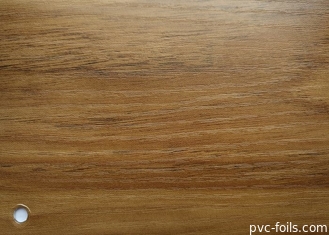 Film Dekoratif PVC Warna Kayu Ceri Untuk Proyek Dekorasi Interior Matte Finish