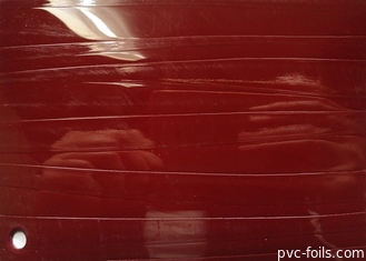 Foil Membran PVC 3D Timbul Merah Untuk Dekorasi Interior Furnitur